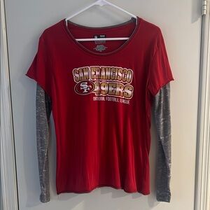 San Francisco 49ers Women’s Long Sleeved T-Shirt
